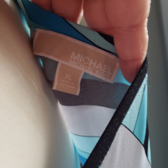 ***SOLD***Michael Kors One Shoulder Caftan Maxi Dress Mumu - Picture 7 of 8